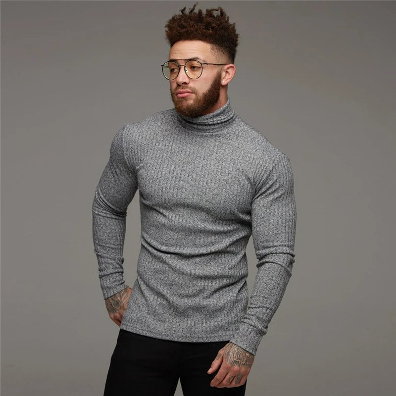 Herren Rollkragenpullover - Wavaro