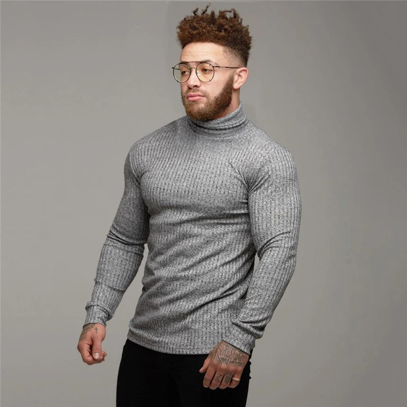 Herren Rollkragenpullover - Wavaro